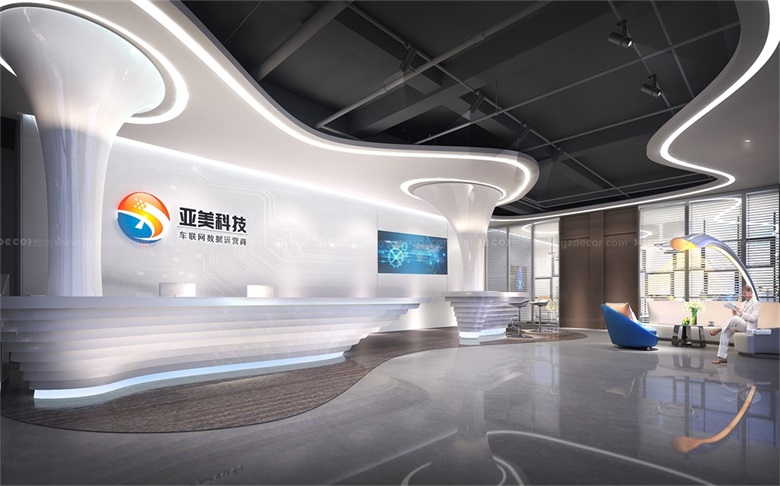 科技企業(yè)前臺設(shè)計(jì)
