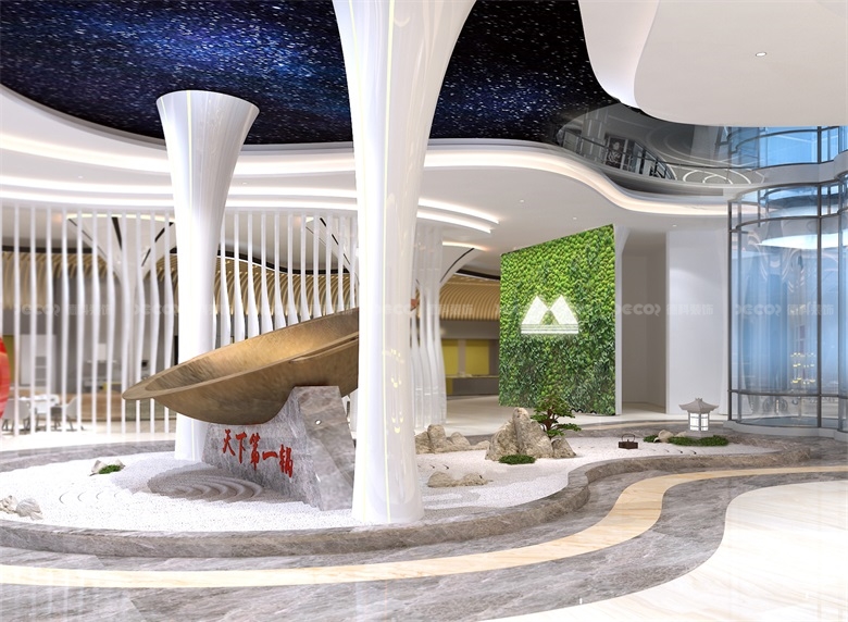 在企業(yè)展廳裝修設(shè)計(jì)中，如何運(yùn)用品牌元素和視覺(jué)識(shí)別系統(tǒng)？